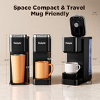 Tastyle Hot & Iced Coffee Maker with Magnetic K-Pod Holder, Fits 7.3'' Mug - Image 5
