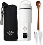 Travel Electric Kettle, 450ml, Dual Voltage, 316 Stainless Steel by Hulliard