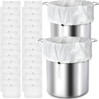 Chumia 30 Pack Brew Bags Reusable Fine Mesh Strainer Cloth Filters Large by Chumia