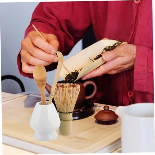 Complete Matcha Tool Set Ceramic Bamboo Portable - Image 5