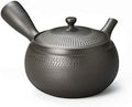 Yamakiikai M92 Teapot, 8.5 fl oz (250 cc), Pottery Teapot (Black) by YAMAKIIKAI