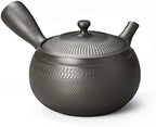Yamakiikai M92 Teapot, 8.5 fl oz (250 cc), Pottery Teapot (Black) by YAMAKIIKAI