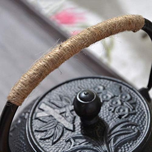 SGSG Japanese Tetsubin Tea Kettle Cast Iron Teapot Black 600ML - Image 7