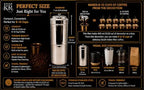 KERAM South indian filter coffee maker indian style 13.5 oz (400 ml) - Image 2