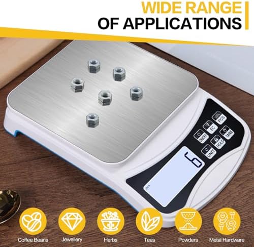 Digital Kitchen Scale (5kg/0.1g) High Precision Lab Scale, USB Rechargeable - Image 7