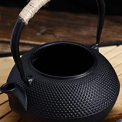 Iron Cast Teapot Tea Maker Tea Set with Stainless Steel Infuser Cast Iron Teapot Tea Kettle Tea Infuser Pot Household Indoor - Image 5