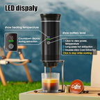 Automatic Espresso Maker – Dual Hot & Cold Brew – 20 BAR Pressure – Compact Portable Coffee Machine with Rapid Heating – Built-In Transparent Cup – Travel-Friendly Design - Image 6