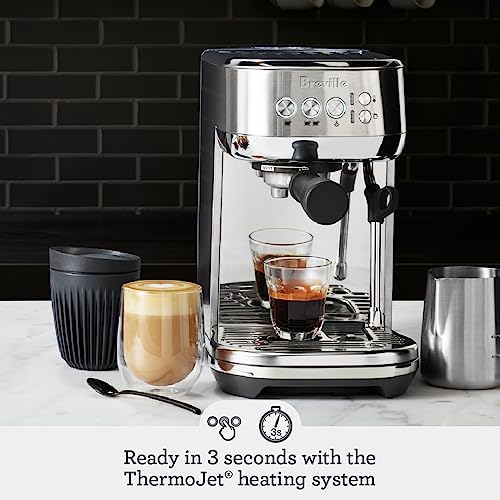 Breville BES500BTR Bambino Plus Espresso Machine, Black Truffle - Image 2