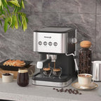 Espresso Machine, 20 Bar Professional Espresso Maker with Milk Frother Steam Wand, Coffee Espresso Machine for Cappuccino, Latte, Espresso Machines for Home, 50oz Removable Water Tank - Image 2