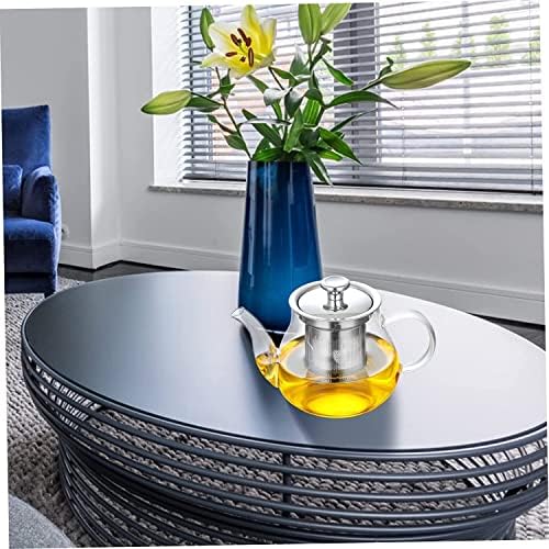 Tea Kettles Glass Teapot Clear Tea Cup Glass Tea Infuser Metal Water Jug Chinese Teapot - Tea Set Borosilicate Teapot Teapot with Filter Camping - Image 4