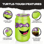 Dragon Glassware x Teenage Mutant Ninja Turtles Glass Cups, 16 oz Set of 4 - Image 5