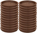 24pcs Round Cork Coaster Set - Absorbent & Heat-Insulation, Raised Edge, by Unknown
