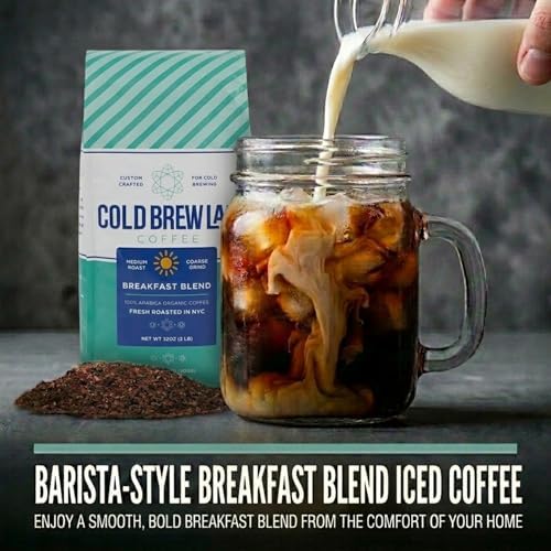 Cold Brew Organic Breakfast Blend Coffee, Medium Roast, Coarse Ground, 2 Lb - Image 5