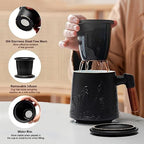 suyika Ceramic Tea Cup with Infuser and Lid 15.2 oz / 450 ml - Image 2
