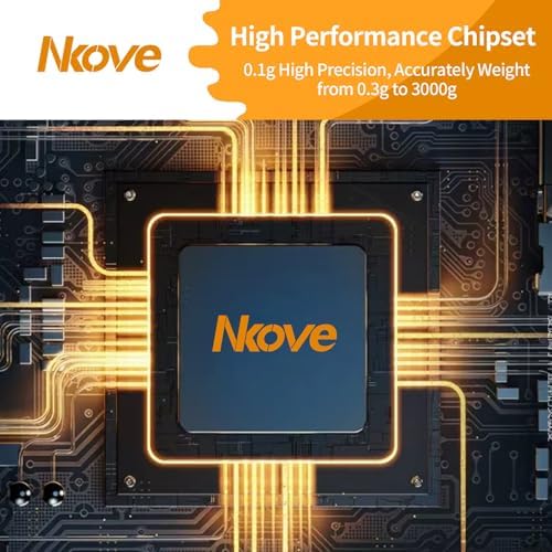 NKOVE Coffee Scale with Timer, 0.1g High Precision Espresso Scale 3kg (Pack of 3) - Image 2