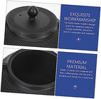Cast Iron Teapot 800ml with Infuser and Handle Black - Image 3
