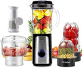 Sangcon Blenders for Kitchen, 5-in-1 Food Processor Combo for Smoothies Set by Sangcon