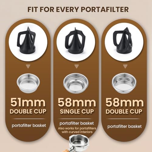 Huanyu 3L Automatic Portafilter Cleaner, 3-Way Installation, for 51&58mm - Image 4