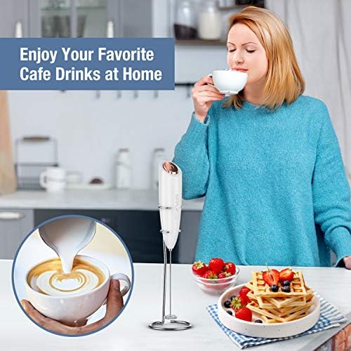 SIMPLETaste Milk Frother Handheld Battery Operated & Matcha Whisk Set - Image 5