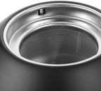 Luxshiny Vintage Tea Kettle Stainless Steel Water Kettle with Ergonomic Handle for Stovetop Use Kitchen Tea Pot for Boiling Water Oatmeal and Instant Soup 7.87 X 7.08 X 7.08 in - Image 4