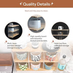 Coffee Mug Holder Wooden Cup Station Organizer 3-Tier Cup Holder for Coffee Bar Mug Display Rack for Countertop Mug Holder Shelf for Home Kitchen Pine Wood - Image 6
