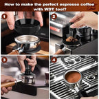 58mm Espresso Accessories Kit,58mm Coffee Tamper,Stand and Dosing Funnel - Image 6