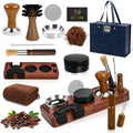 13-Piece Espresso Accessories Kit, 53mm/54mm Espresso Tamper Set with WDT Tool, Coffee Distributor, Magnetic Dosing Funnel, Puck Screen and Wooden Tamping Station, Espresso Machine Accessories by Unknown