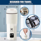 KIVRA Travel Kettle-316 Stainless Steel 450mL Portable Kettle - Image 2