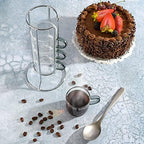 Gibson Soho Lounge Stackable Glass Espresso Cups with Rack, 4-Piece Set, 3.8oz – Durable Glass Coffee Cups - Image 7