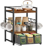 Plaviya 3-Tier Tea Bag Organizer with Drawer for Countertop by Plaviya