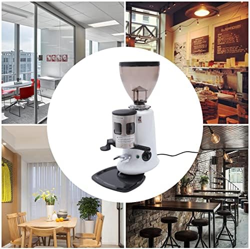 350W Electric Burr Coffee Grinder, 8 Adjustable Grind Settings Conical Burr Mill, 42.3oz Capacity 15.43-26.46 lbs/hour High Speed, Professional Espresso Grinder for Home Office Cafe - White, 110V - Image 3
