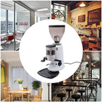 350W Electric Burr Coffee Grinder, 8 Adjustable Grind Settings Conical Burr Mill, 42.3oz Capacity 15.43-26.46 lbs/hour High Speed, Professional Espresso Grinder for Home Office Cafe - White, 110V - Image 3