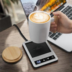 Coffee Mug Warmer & Mug Set 2025, Heated Cup for Desk with Temperature Control and Smart Auto Shut Off, 14oz - Image 6