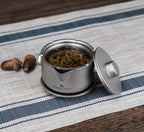 iBasingo 180ml Pure Titanium Travel Teapot, Ti-color Ti3136D - Image 3