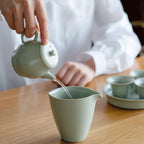 Small Ceramic Teapot Single Pot Filter Ball Hole Retro Handmade Tea Kung Fu Set - Image 3