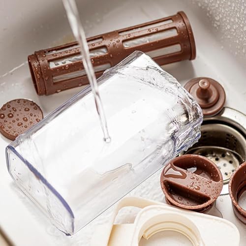 watchget Cold Brew Coffee Maker, 1000ml/35oz Iced Tea and Coffee Brewer with Removable 350 Mesh Filter, Portable Space-saving and Airtight Seal Pitcher for Home and Garden - Image 7