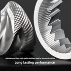 Stainless Steel Conical Burr Set Replacement Grinding with Modified Grooves Compatible with Coffee Grinders for Uniform Grinding Rich Flavor - Image 5