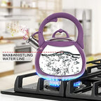 Tea Kettle for Stovetop, Food Grade Stainless Steel Water Kettle, Tea Pot for Home & Kitchen, 3.1 Quart - Image 3