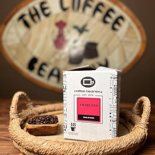 Coffee Beanery Amaretto Single Serve Coffee Pods | 48ct | 100% Specialty Arabica Coffee | Gourmet Flavored Coffee - Image 2