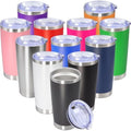 20 oz Tumbler Insulated Tumblers Stainless Steel Coffee Mug,Mix 12PCS by Providethebestproducts