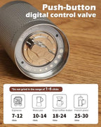 Pro Manual Coffee Grinder Stainless Steel Conical Burr With Adjustable Settings.Portable For Espresso, French press, Pour-over. All-metal, Plastic-free, Perfect For Travel camping - Image 3