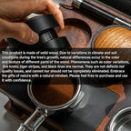 Espresso Tamping Station with Knock Box, 8-in-1 Wooden Coffee Organizer, Espresso Knock Box & Tamping Station 58mm, Fits 51/53/54/58mm Portafilter Tamper Distributor for Home Barista - Image 7