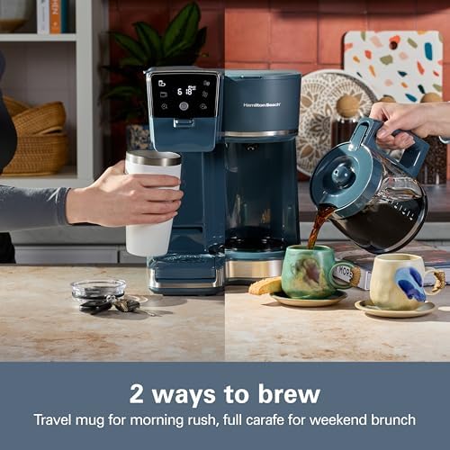Hamilton Beach 2-Way Drip Coffee Maker & Single Serve Coffee Machine - Image 4