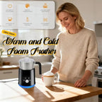 700mL Electric Milk Frother and Steamer, Hot & Cold Foam Maker for Lattes, Cappuccinos & Macchiatos with Auto Shut-Off, Frother Jug for Coffee, Hot Chocolate and Almond Milk (24.7oz) - Image 2