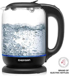 Chefman 1.7 Liter Electric Kettle With Easy Fill Lid, Cordless With Removable Lid And 360 Swivel Base, LED Indicator Lights - Image 2