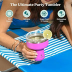 REDUCE Saltini 16oz Margarita Tumbler - Insulated Cocktail Glass with Lid - Image 2
