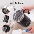 Milk Frother and Steamer, 6-in-1 Electric Milk Frother - Image 6