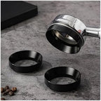 Portafilter Funnel 6 Pcs Coffee Measuring Ring, Espresso Brewing Tool, Coffee Maker (51MM 53MM 58MM)(Black 53mm) - Image 6