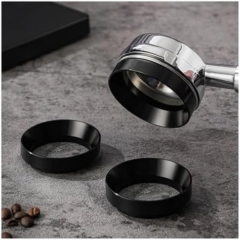 Espresso Dosing Funnel 6 Pcs Coffee Measuring Ring, Espresso Brewing Tool, Maker (51MM 53MM 58MM)(White 53mm) - Image 6