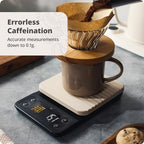 Greater Goods Electric Gooseneck Kettle and Coffee Scale, Designed in St. Louis. Onyx Black/Birch White. - Image 7